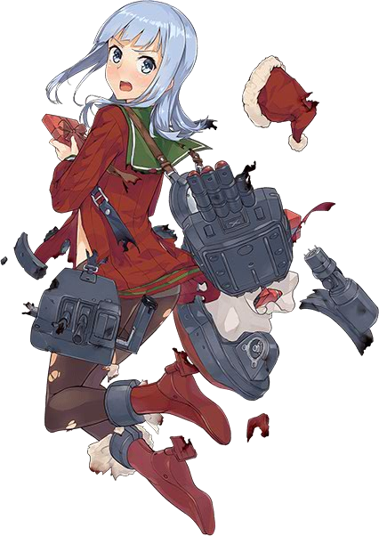Kantai-Collection-KanColle-105-Christmas-Hatsukaze-2