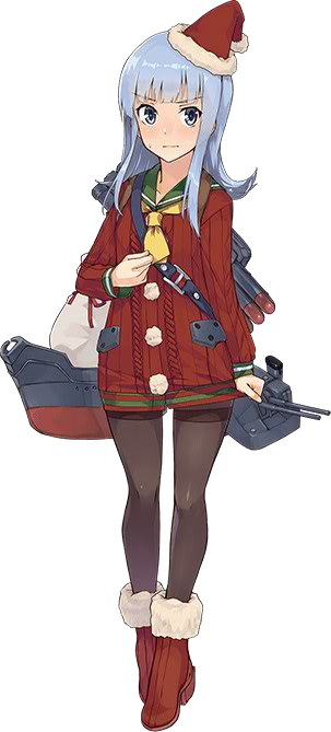 Kantai-Collection-KanColle-105-Christmas-Hatsukaze