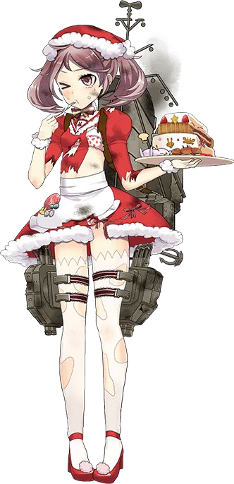 Kantai-Collection-KanColle-105-Christmas-Sazanami-2