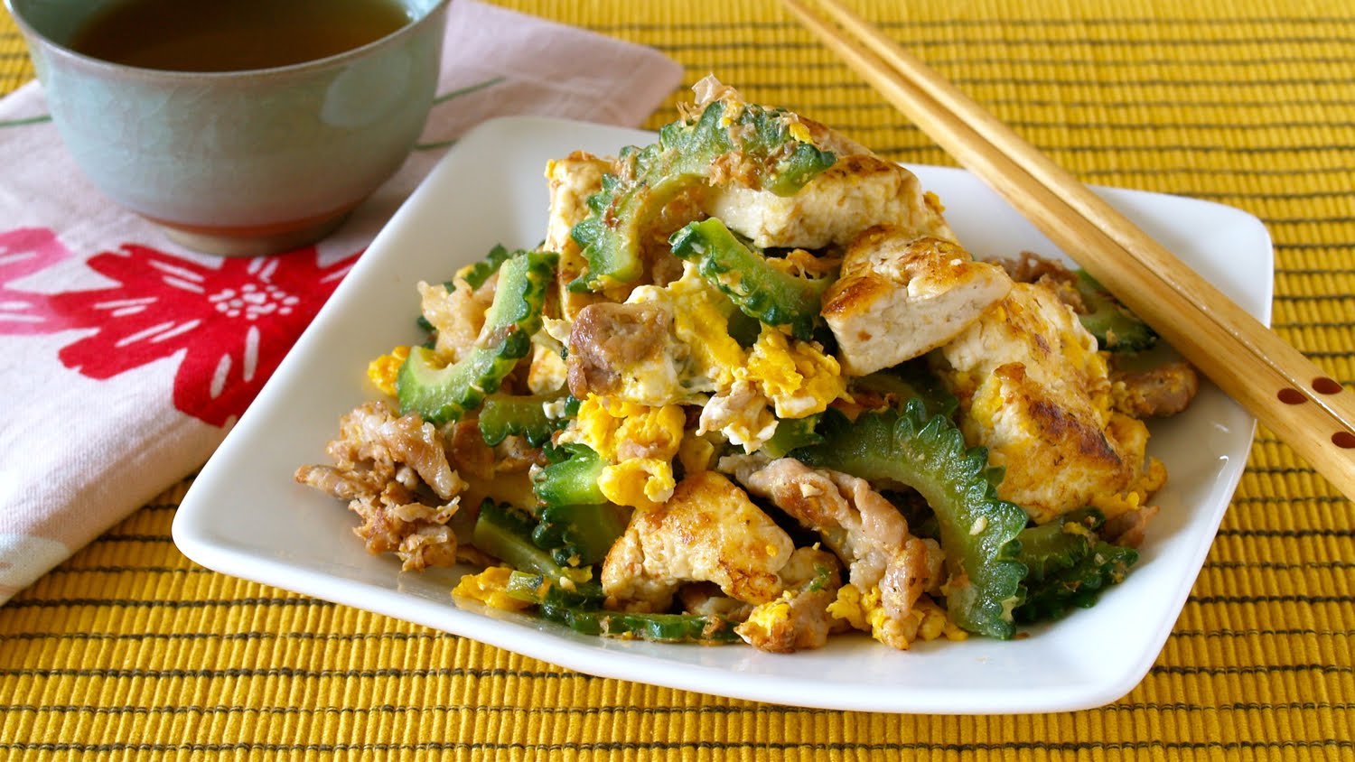Rahasia Kuliner Okinawa - Goya Champuru