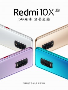 Redmi 10X dengan MediaTek Dimensity 820 datang pada 26 Mei