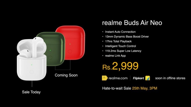Realme meluncurkan Buds Q, Buds Air Neo dan dua bank daya