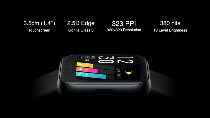 Realme Watch mengumumkan: 1.4 '' layar sentuh berwarna, monitor SpO2, dan baterai hingga 9 hari