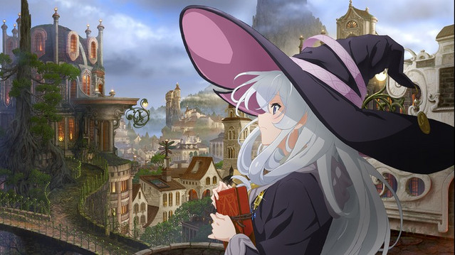 Elaina, seorang penyihir yang berkeliaran, tur kota megah dalam visual kunci baru untuk The Journey of Elaina TV anime mendatang.