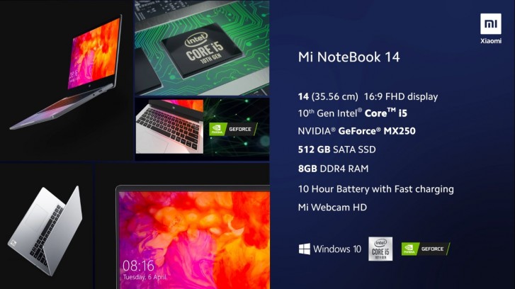 Xiaomi Mi NoteBook 14 dan 14 Horizon Edition resmi dengan CPU Intel 10-gen, GPU Nvidia dan harga kompetitif