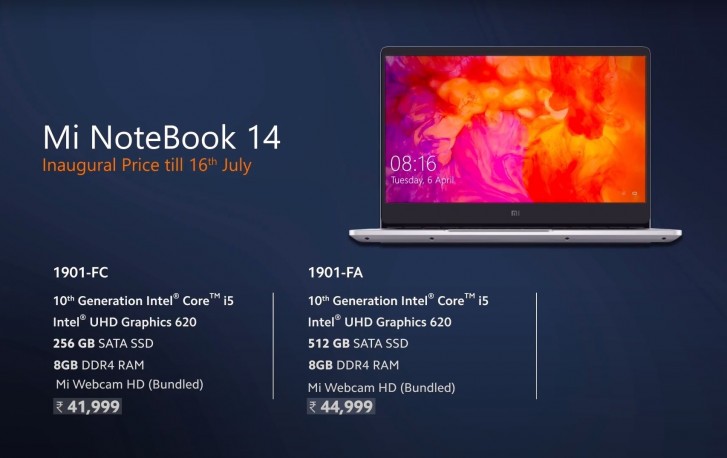 Xiaomi Mi NoteBook 14 dan 14 Horizon Edition resmi dengan CPU Intel 10-gen, GPU Nvidia dan harga kompetitif