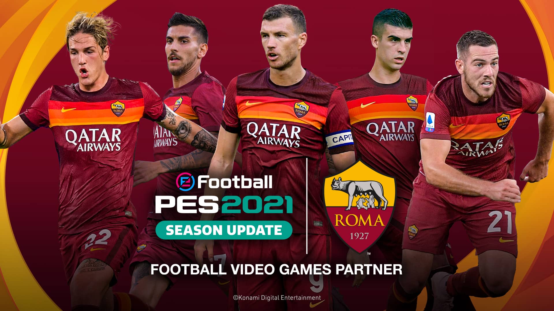 Konami Rilis PES 2021 Dan Umumkan Kemitraan Ekslusif Dengan AS ROMA konami-rilis-pes-2021-dan-umumkan-kemitraan-ekslusif-dengan-as-roma