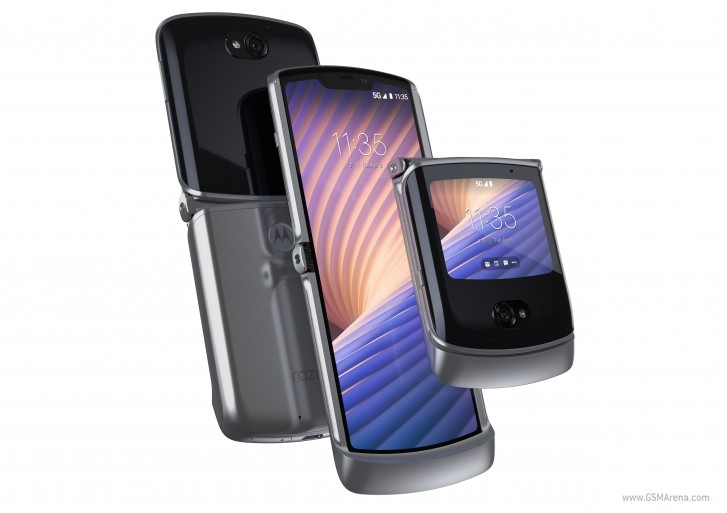 Motorola Razr 5G dalam Liquid Mercury