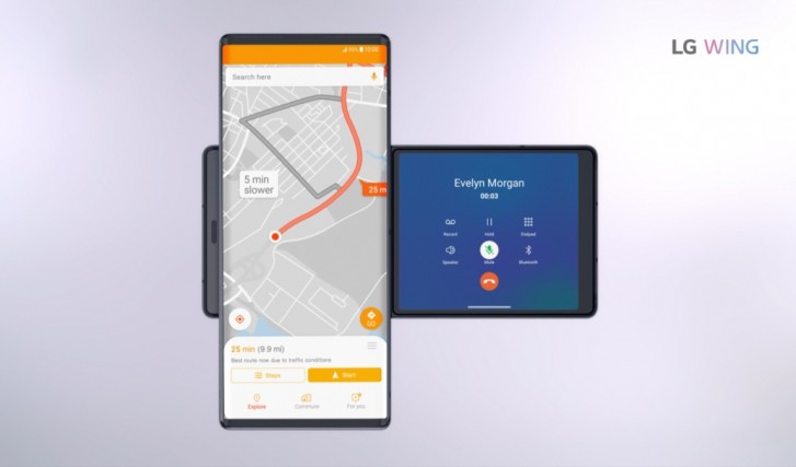 LG Wing resmi dengan desain putar, Snapdragon 765G