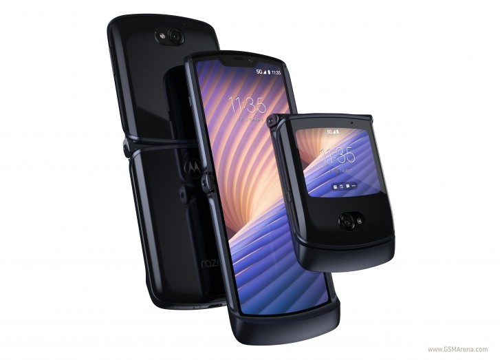 Motorola Razr 5G dalam Polished Graphite