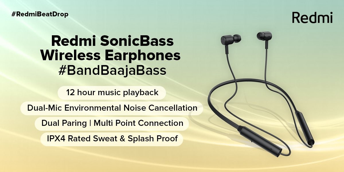 Redmi EarBuds 2C dan Redmi SonicBass diumumkan
