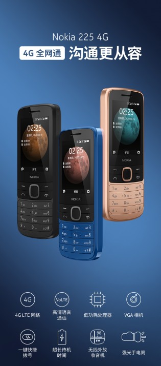 Spanduk Nokia 215 4G dan 225 4G