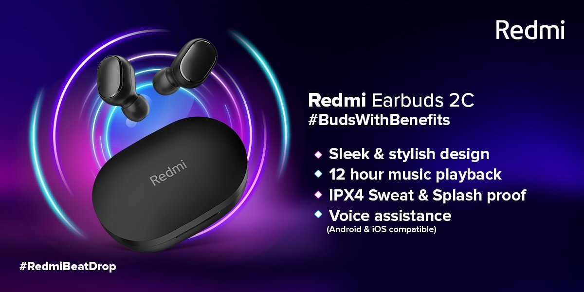 Redmi EarBuds 2C dan Redmi SonicBass diumumkan