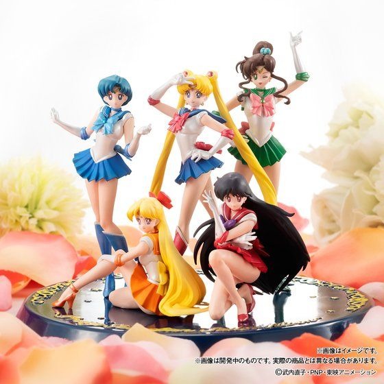 Set rilis ulang Sailor Moon Gashapon