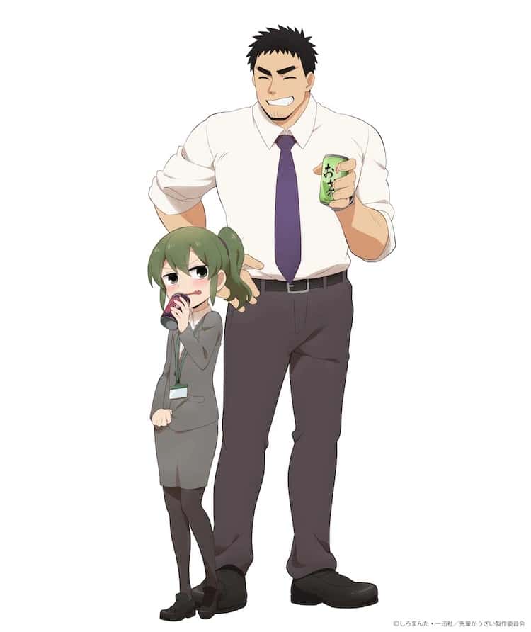 Key visual baru untuk anime My Senpai is Annoying TV yang akan datang, menampilkan karakter utama - wanita kantoran mungil Futaba Igarashi dan seniornya yang besar Harumi Takeda - berbagi beberapa minuman kaleng sambil mengenakan pakaian kantor mereka.