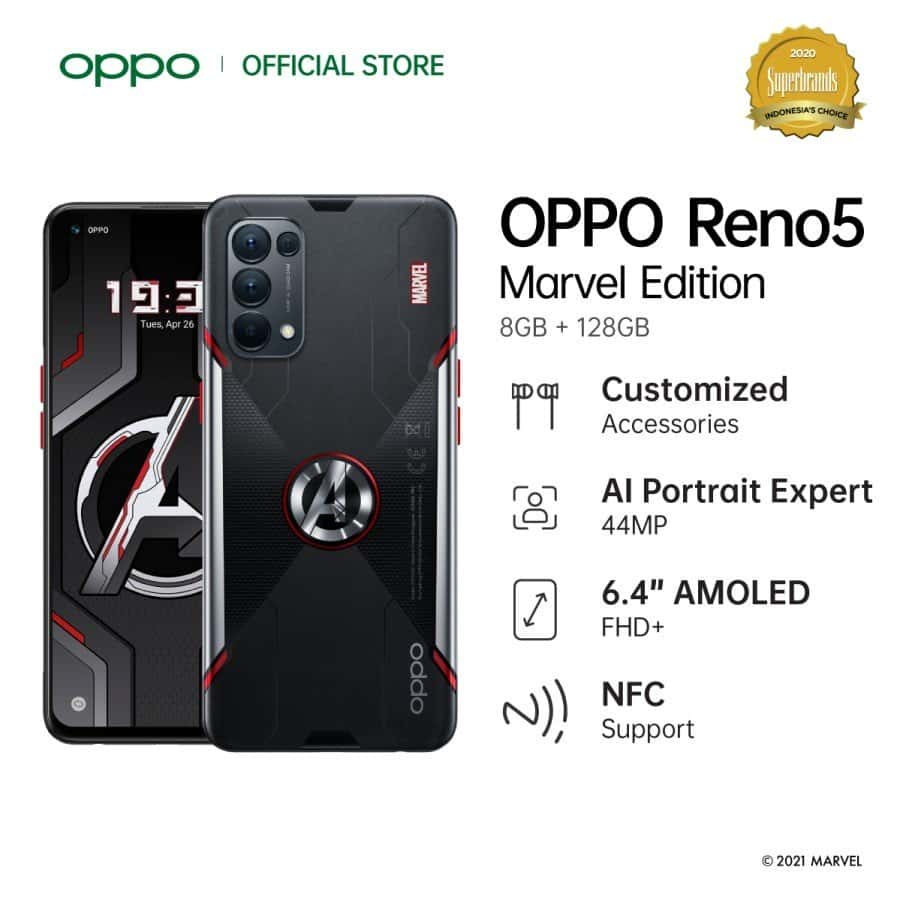 Oppo reno5 edisi Marvel