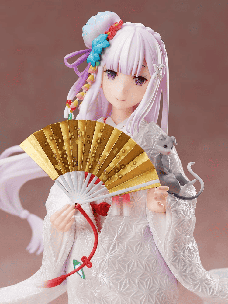 Emilia -Shiromuku- closeup tanpa tudung