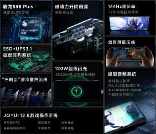 Spesifikasi utama Xiaomi Black Shark 4S Pro