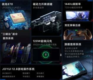 Spesifikasi utama Xiaomi Black Shark 4S
