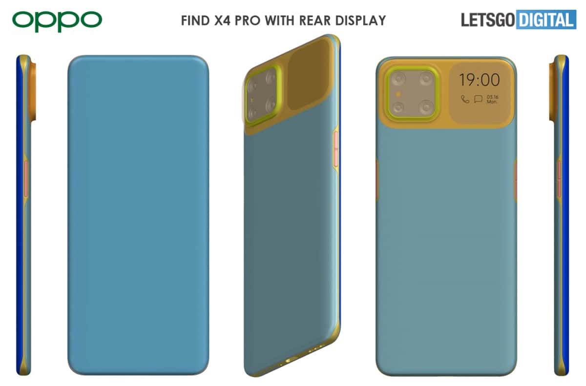 Oppo akhirnya mematenkan ponsel dengan kamera di bawah layar, tampilan di bagian belakang