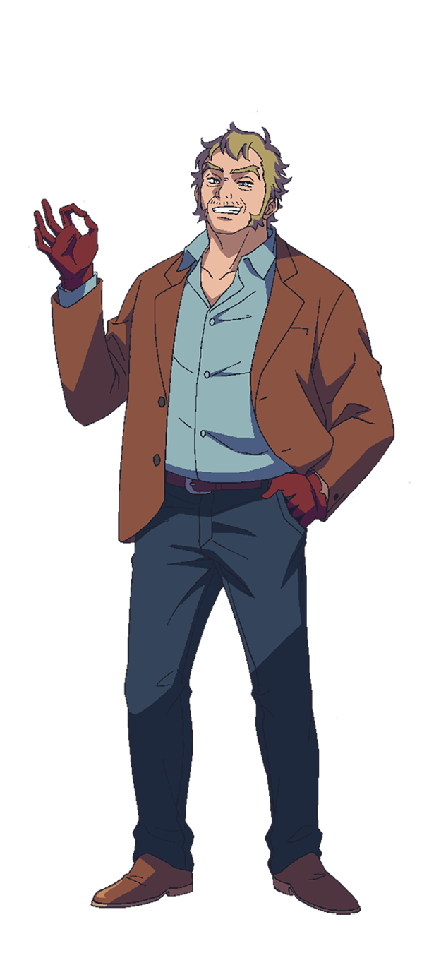 HIGH CARD Lucky Lunchman character design