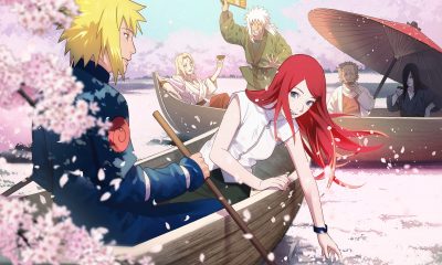 Minato Dan Kushina Menikmati Hari Musim Semi Dalam Ilustrasi Anime Naruto Spesial