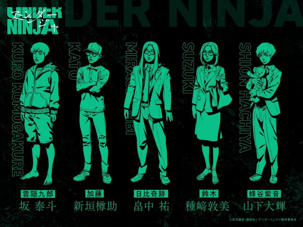 Anime ‘under Ninja’ Ungkap Lima Pemeran