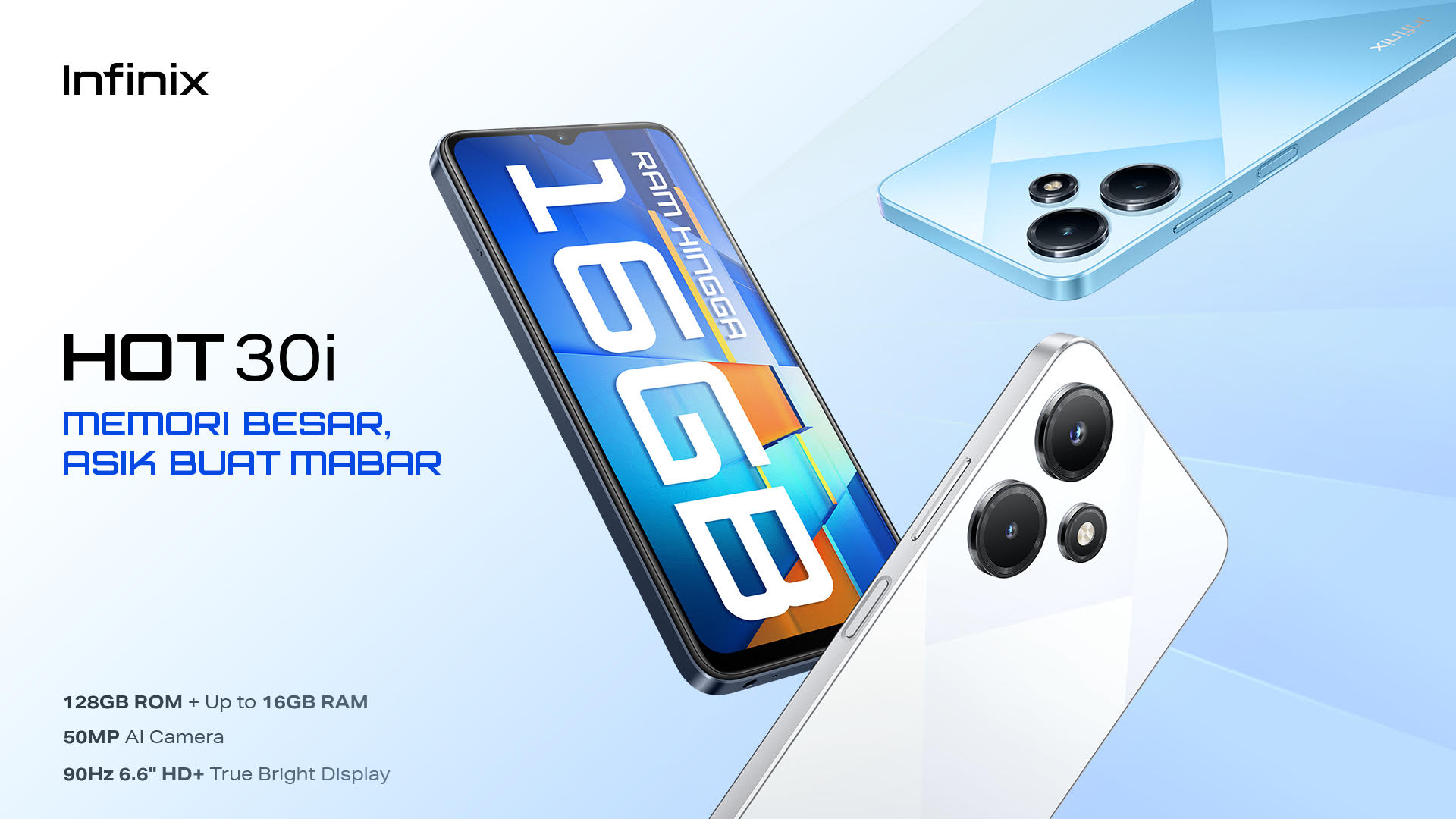 Resmi Meluncur Di Harga Sejutaan, Infinix Hot 30i Bawa Ram Hingga 16gb Dan Kamera 50mp