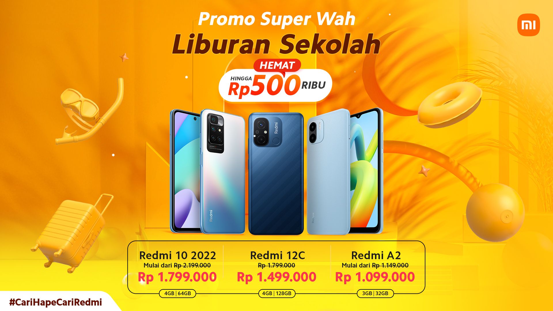 Sambut Liburan Sekolah, Produk Redmi Dari Xiaomi Indonesia Harganya Makin Terjangkau