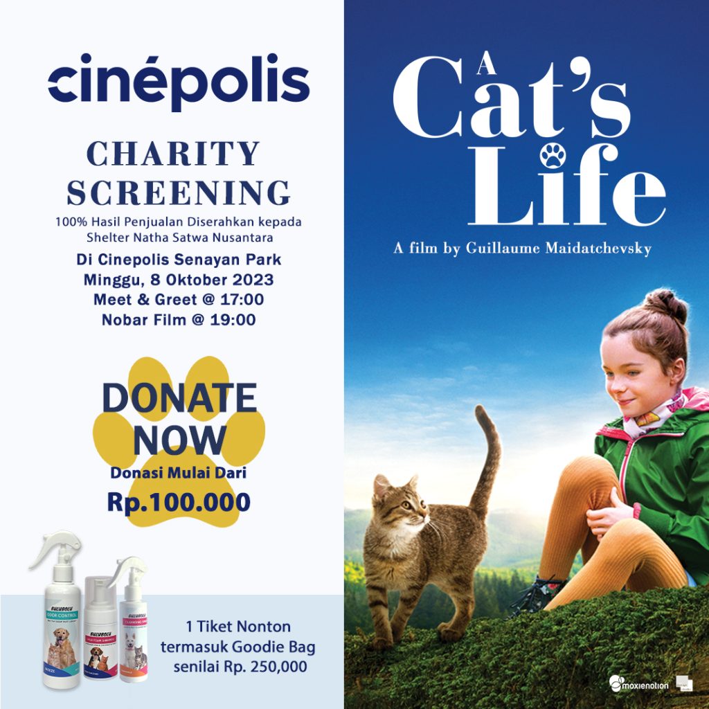 Moxienotion Merangkul Komunitas Peduli Kucing Dalam Pemutaran Film A Cat’s Life