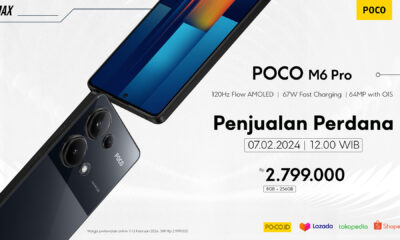 Penjualan Perdana Poco M6 Pro Dimulai Hari Ini Dengan Harga Perkenalan Terbatas Rp2.799.000