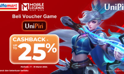 Per Maret 2024, Voucher Game Unipin Sudah Bisa Dibeli Di Alfamart!