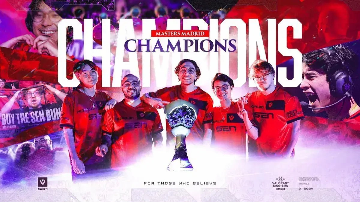 Sentinels Berhasil Membalas Dendam Kepada Gen G Dan Menjadi Pemenang Turnamen Valorant Master Madrid 2024