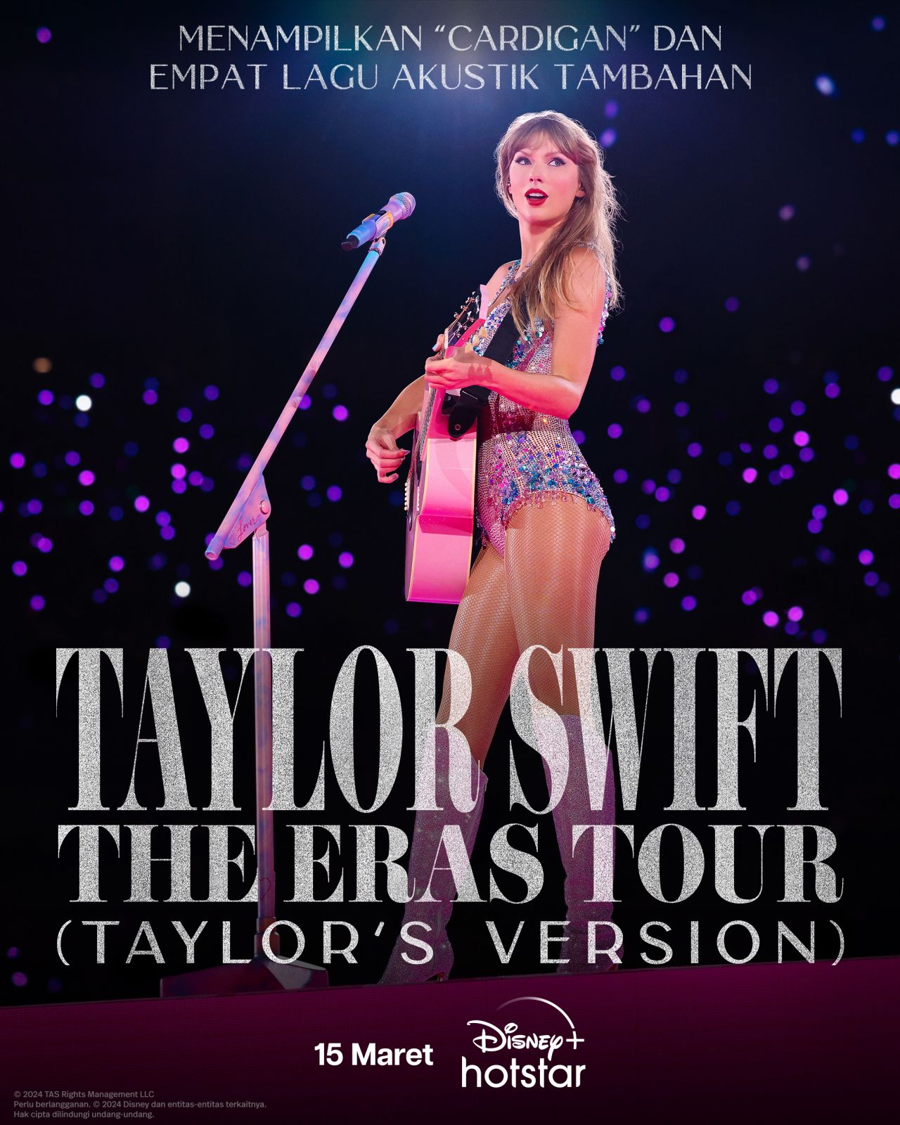 “taylor Swift | The Eras Tour (taylor’s Version)” Akan Tayang Perdana Secara Eksklusif Di Disney+ Hotstar Pada 15 Maret 2024