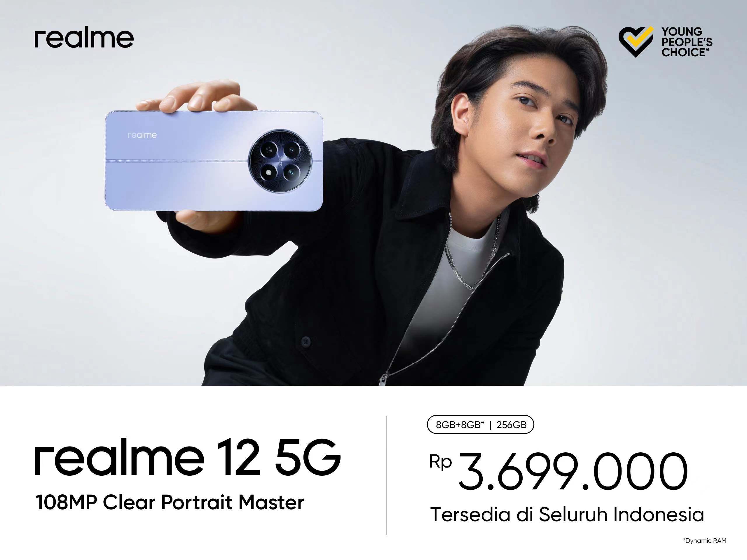 Realme 12 5g Resmi Meluncur Di Indonesia Dengan Harga Spesial Rp3.499.000 Di Bulan Ramadan