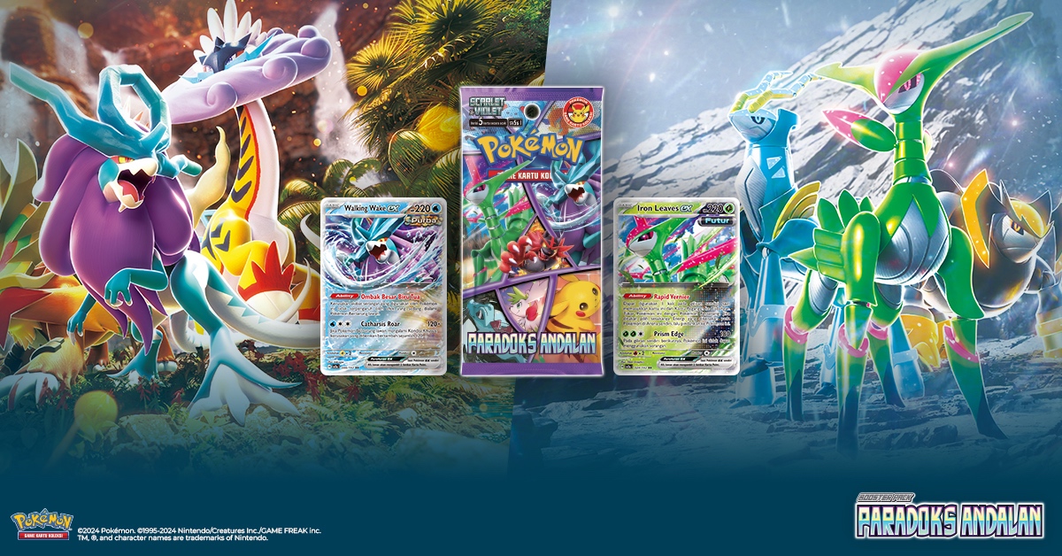 Pokémon Game Kartu Koleksi Seri Terbaru “paradoks Andalan” Hadir Dengan Set Spesial