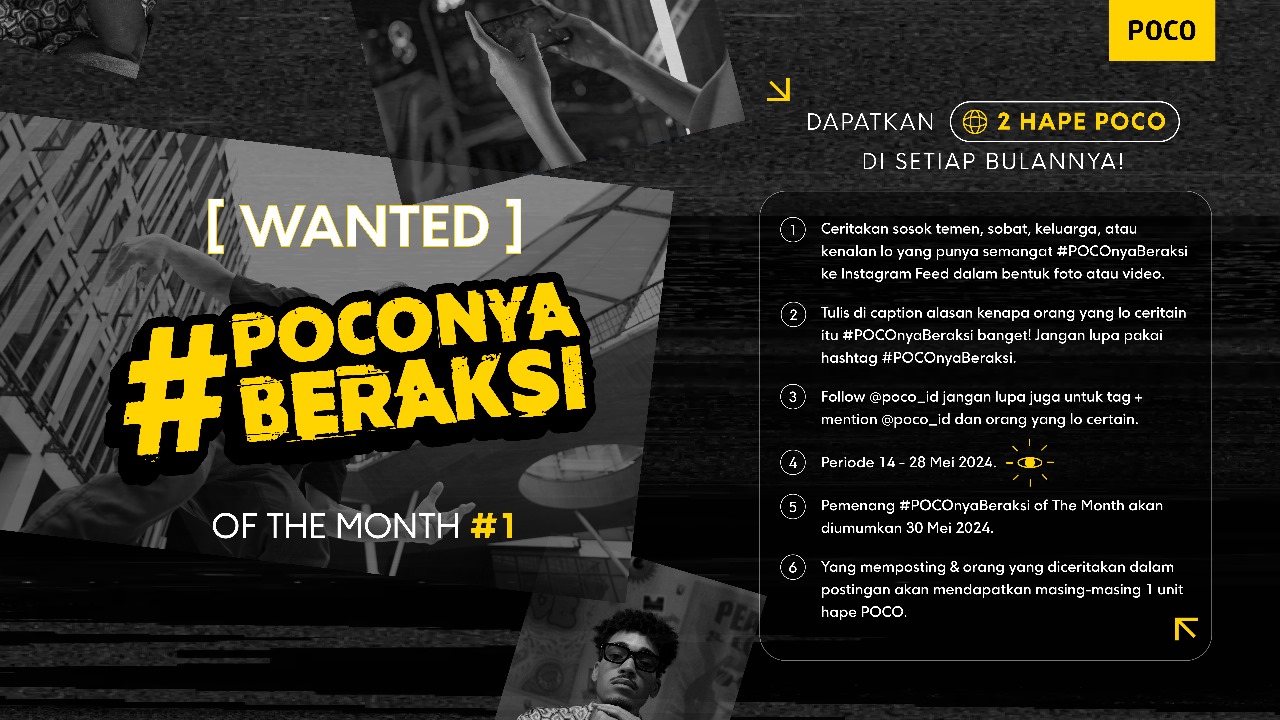 Terus Melangkah Dengan Semangat #poconyaberaksi, Poco Konsisten Mendorong Anak Anak Muda Buat Berani Berekspresi