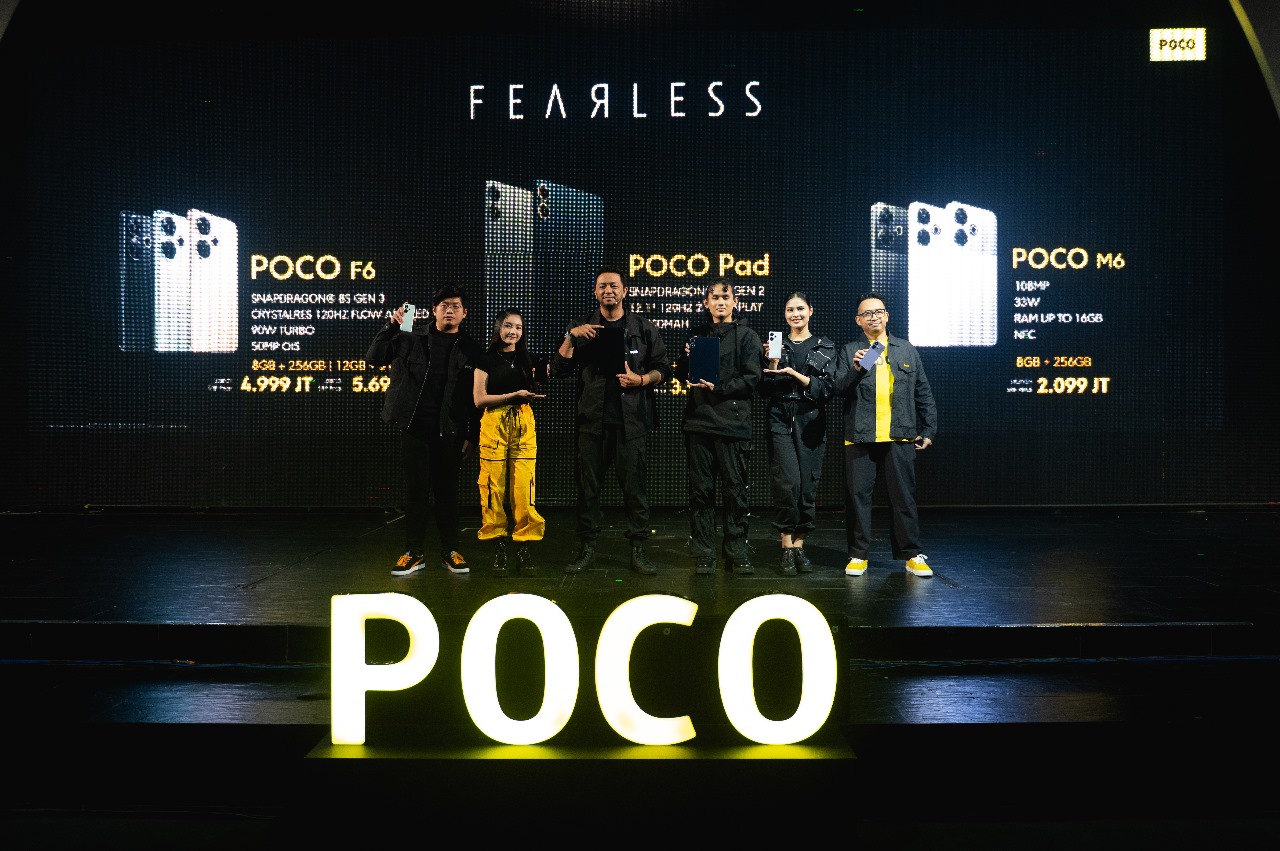 Poco Rilis Smartphone Fearless Di Tahun 2024 Poco F6 Dan Poco M6 Kembali Bawa Performa Ekstrem Dengan Berbagai Pengalaman Flagship