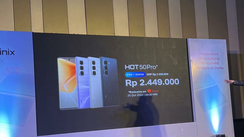 Infinix Resmi Luncurkan Hot 50 Pro+ Smartphone 3d Curved Slimedge Tertipis Di Dunia, Harga 2 Jutaan