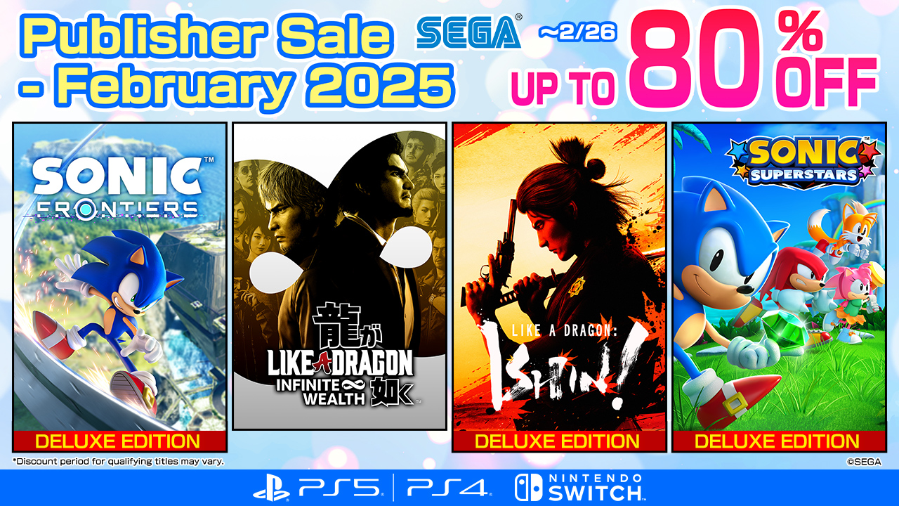 Dapatkan Diskon Hingga 80% Untuk Judul Terpilih Selama Penjualan Penerbit Sega – Februari 2025!