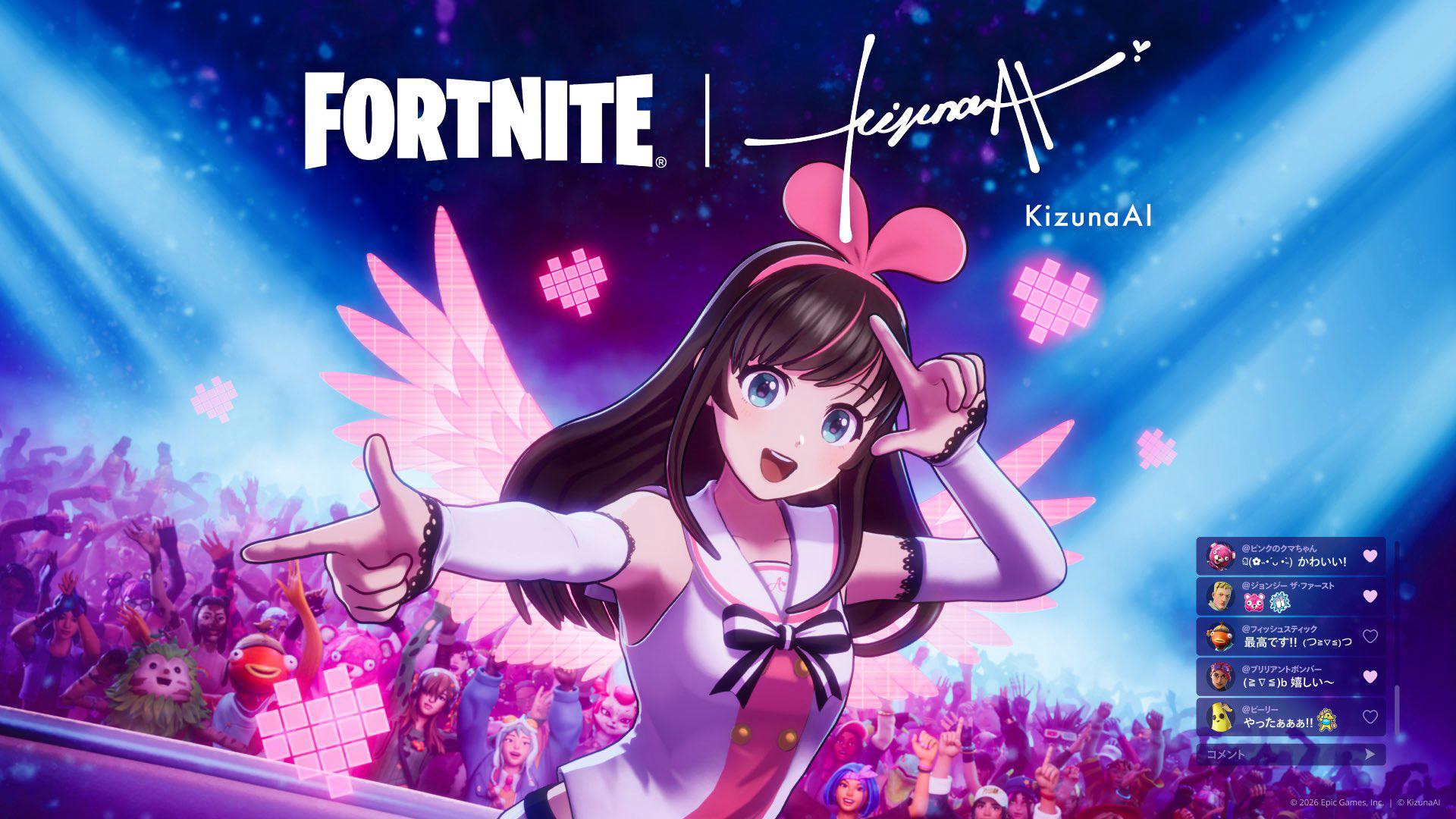 Rumor Kolaborasi Fortnite X Kizuna Ai Menguat, Bocoran Dari Hypex Picu Antusiasme Penggemar