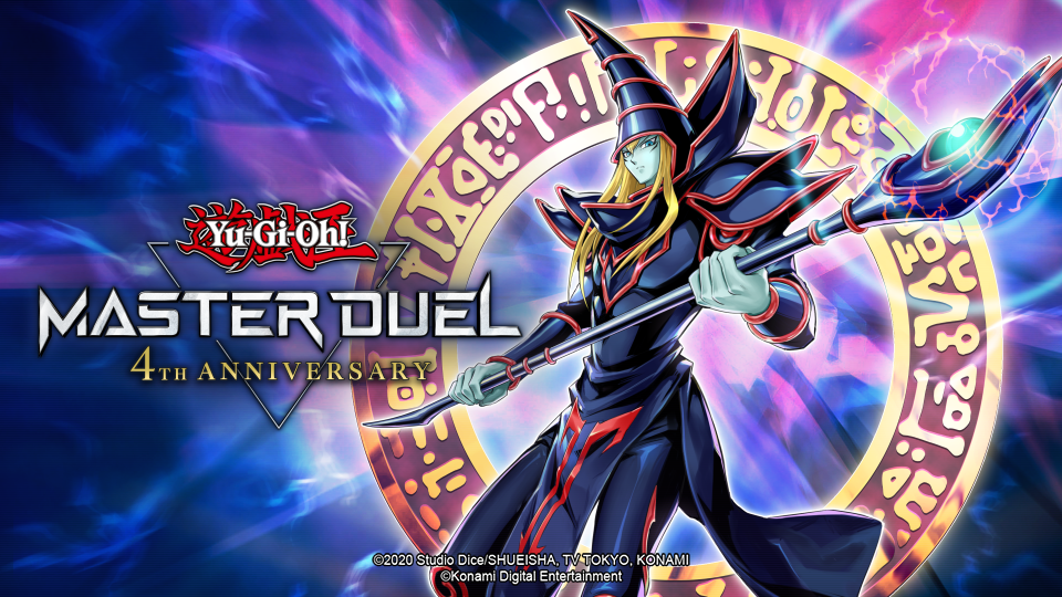 Rayakan Hari Jadi Ke 4, Yu Gi Oh! Master Duel Hadirkan Dark Magician Dengan Artwork Baru!
