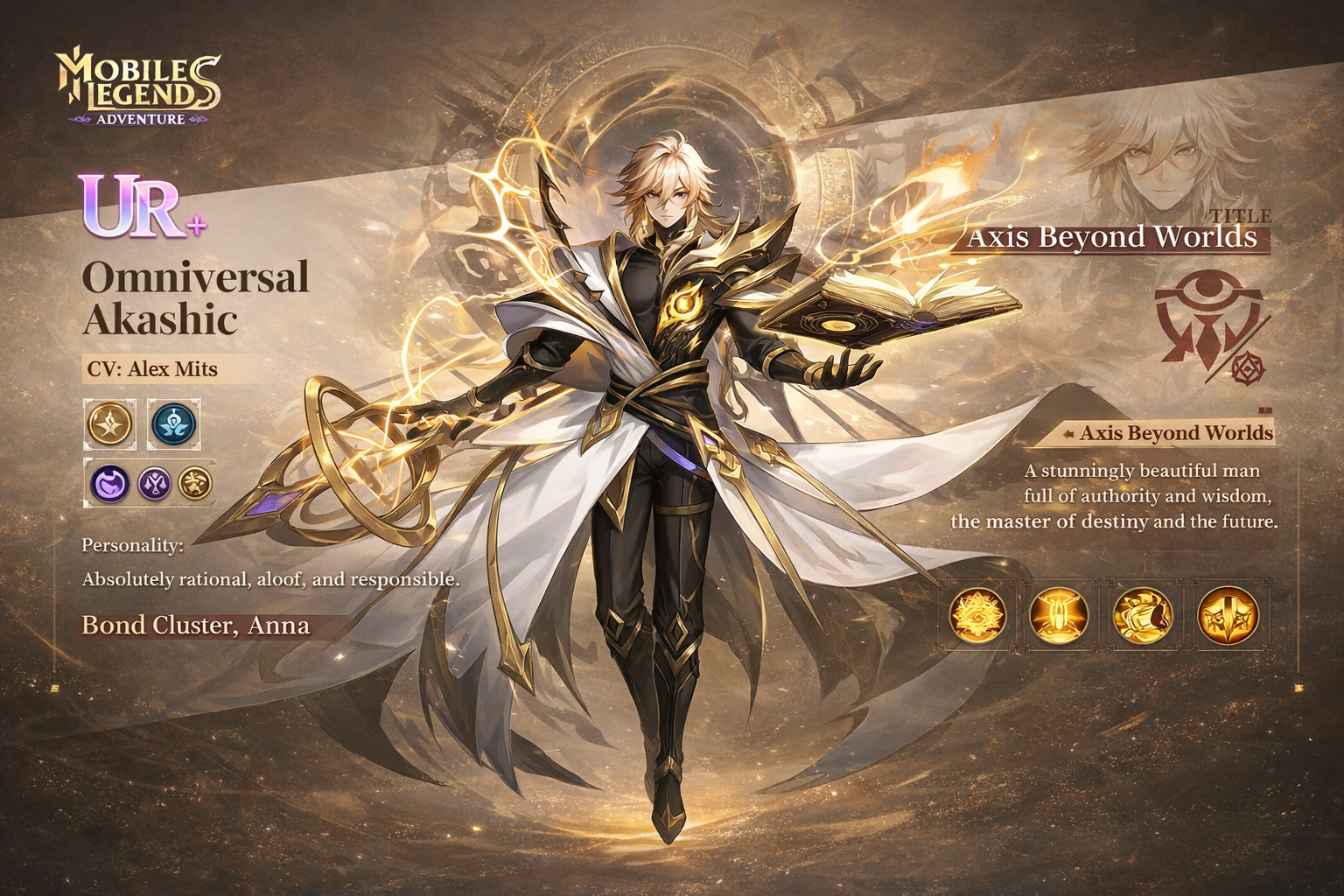 Mobile Legends: Adventure Perkenalkan Hero Legendary Support Baru, Omniversal Akashic