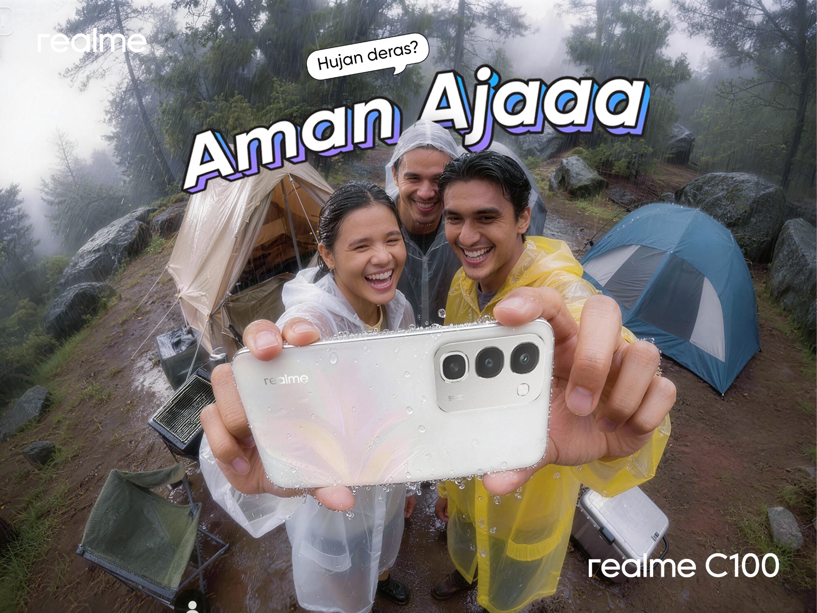 Realme C100: Smartphone “aman Ajaaa” Dengan Baterai 8000mah Dan Standar Militer Siap Meluncur