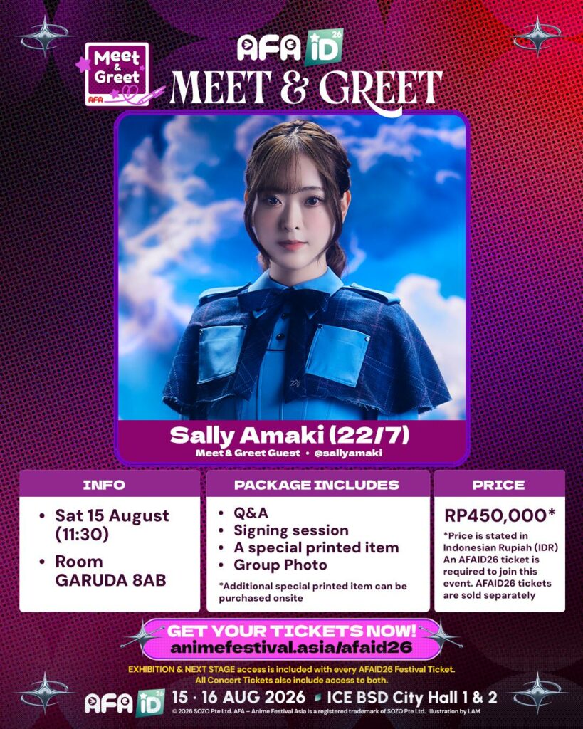 Anime Festival Asia Indonesia Rayakan Satu Dekade Dengan Deretan Bintang Utama Di Panggung, Menampilkan Dave Rodgers, Noriko Hidaka, Dan Manabu Otsuka