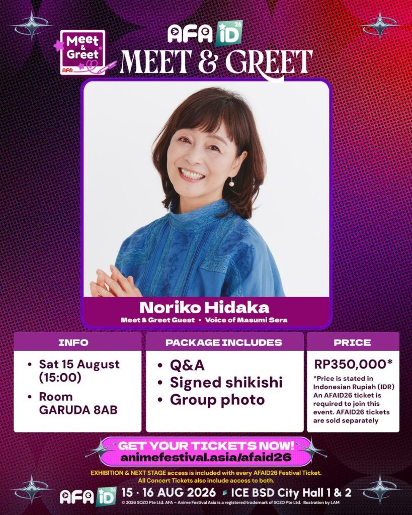 Anime Festival Asia Indonesia Rayakan Satu Dekade Dengan Deretan Bintang Utama Di Panggung, Menampilkan Dave Rodgers, Noriko Hidaka, Dan Manabu Otsuka