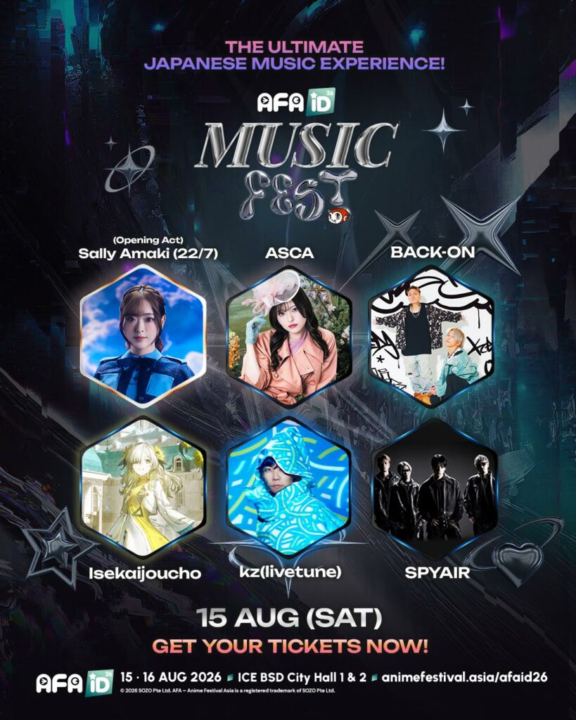 Anime Festival Asia Indonesia Rayakan Satu Dekade Dengan Deretan Bintang Utama Di Panggung, Menampilkan Dave Rodgers, Noriko Hidaka, Dan Manabu Otsuka
