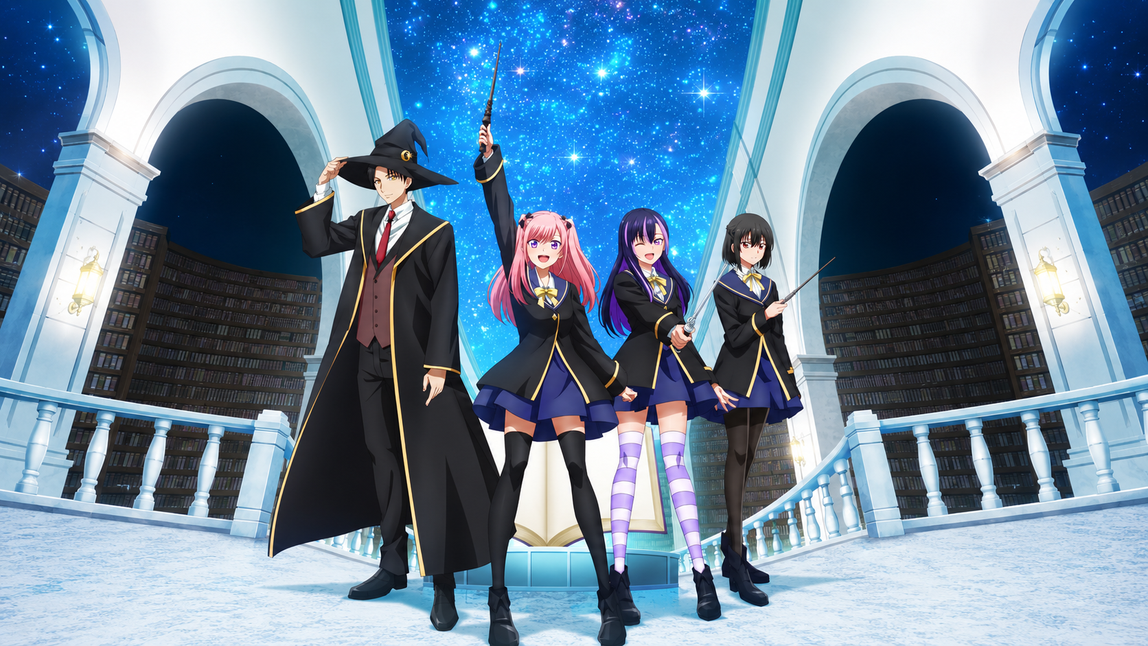 The Classroom Of The Black Cat And A Witch Rilis Key Visual Terbaru